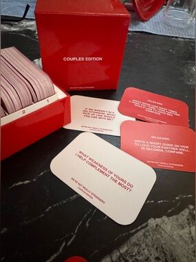 We’re Not Really Strangers - Couples Edition Card Game (Red & White)